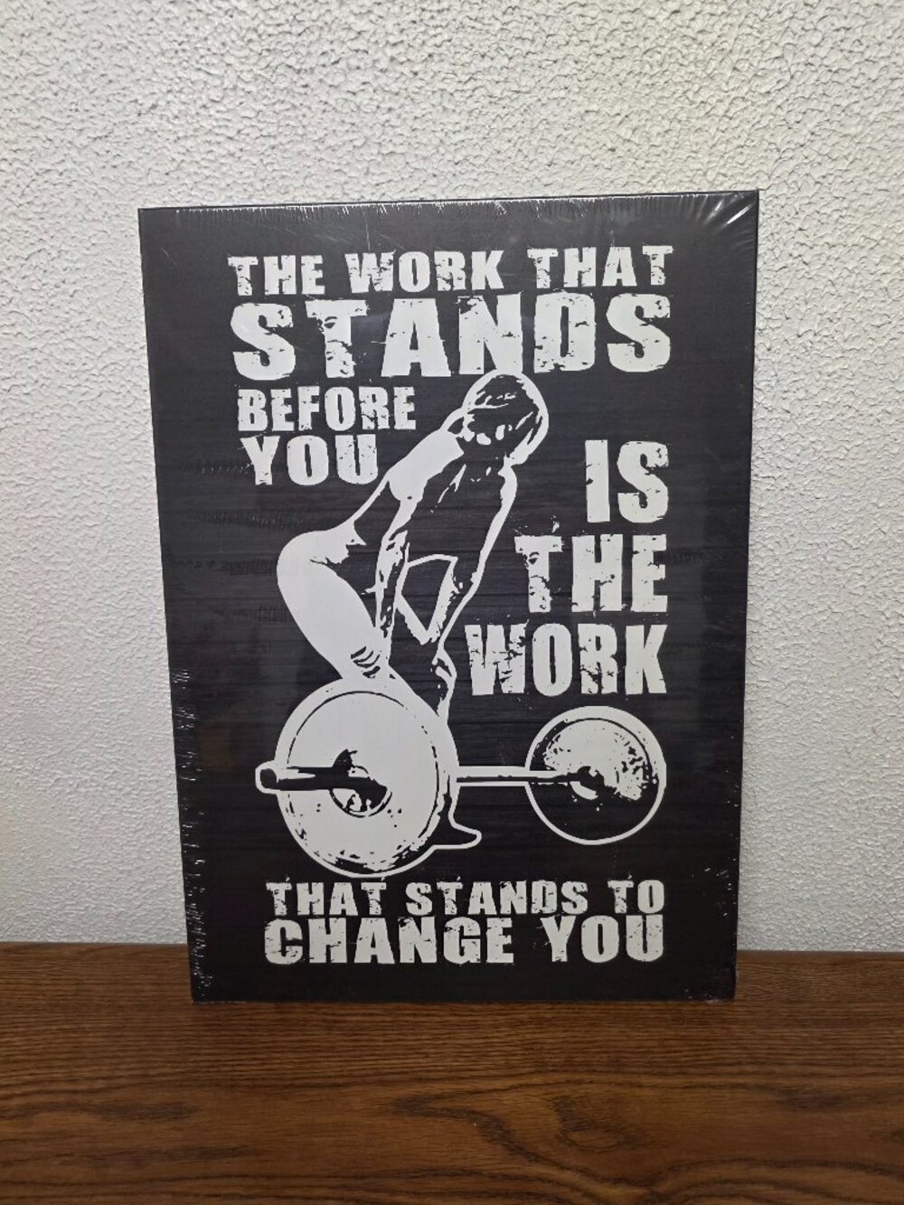 Wall Decor - Motivational - Womens Weightlifting - Metal Tin Sign 17.5" x 12.5"
